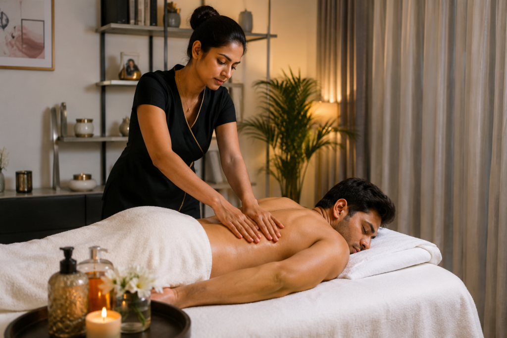 Body Massage Parlour at Home Delhi